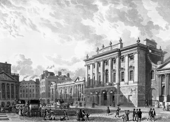 De Bank of England, gegraveerd door D. Havell