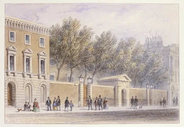 De nieuwe ingang van Grocers