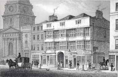 The Old White Hart Tavern, Bishopsgate Street, uit 