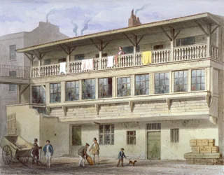 The White Bear Inn op Piccadilly, Westminster, Londen, 1856