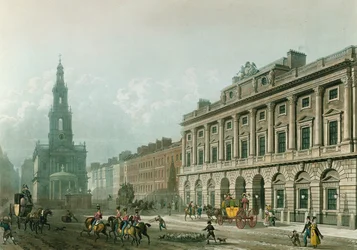 Uitzicht op Somerset House, vanaf de Strand