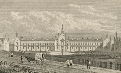 Whittingtons Almshouses Highgate, 1827