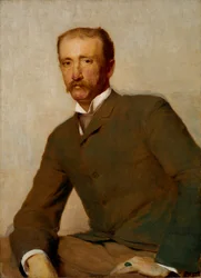 Portret van Frank Hamilton Cushing