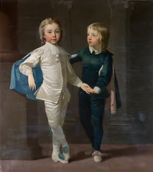 Sir Edward Hulse, 3e baronet, en zijn broer Samuel Hulse, ca. 1758