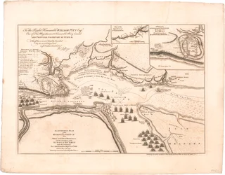 Een plan van de rivier St. Laurence door Jeffreys