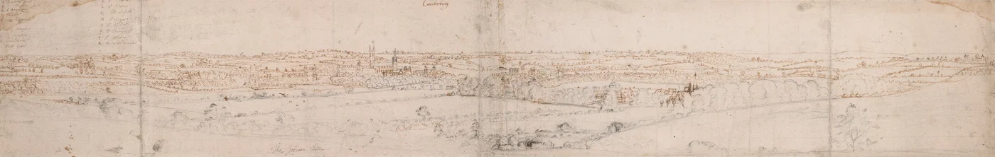 Uitzicht op Canterbury