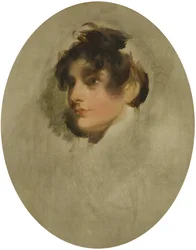 Hoofd van een jonge vrouw, c.1800-05