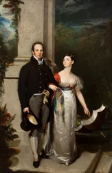 De heer en mevrouw James Dunlop, ca. 1825