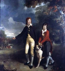 Portret van Charles Chetwynd-Talbot, Burggraaf Ingestre en zijn broer