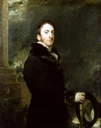 Portret van Cropley Ashley Cooper, 6e Graaf van Shaftesbury