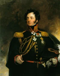Portret van Generaal Fyodor Petrovich Uvarov 1773-1824, 1818