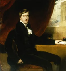 Portret van William Spencer Cavendish, 6e Hertog van Devonshire