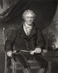 Sir Robert Peel, gegraveerd door H. Robinson, uit 