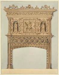 Schouw in de Grote Kamer van de Munt, nu St. Peter