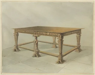 Communietafel van oud eikenhout, St John