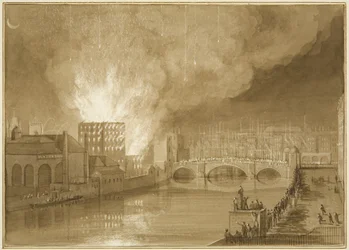 Brand in het Old Sugar House, Tucker Street