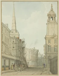 Deel van Corn Street en Wine Street