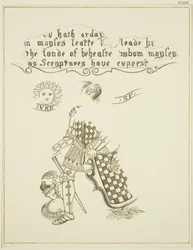 Restanten van een muurschildering op 46 Baldwin Street