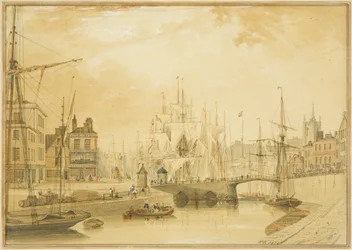 Uitzicht op de Ophaalbrug (St Augustine