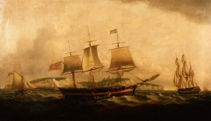 Scheepvaart bij Dover