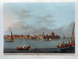 Fort en Haven van Aboukir, Oud Canopus, Egypte, 1801