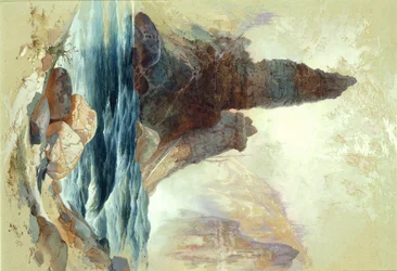 Boven Tower Falls, Yellowstone, 1872