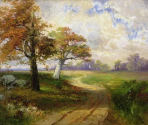 Herfstscène