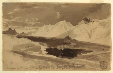Tekening, The Arkansas Divide, augustus 1874