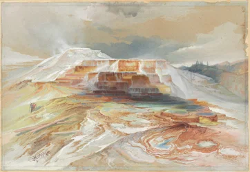 Warmwaterbronnen van de Gardiner River, Yellowstone