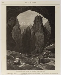 De nauwe kloof, noordelijke tak van de Rio Virgen, Utah