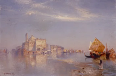 Uitzicht op Venetië