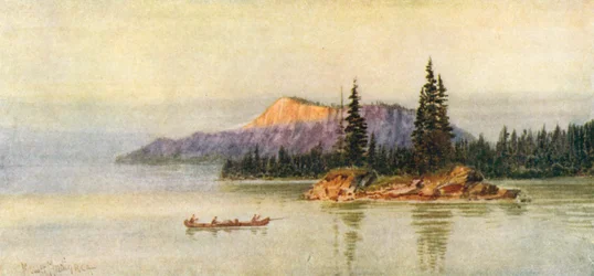 Cariboo Island, Thunder Bay (kleurenlitho)