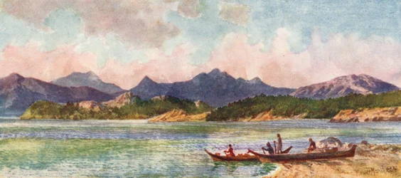 Pacifische kust bij Nelson