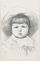 Portret van een kind Cyril Nast