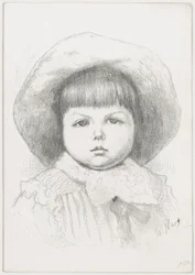Portret van een kind Cyril Nast