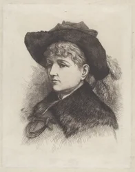 Portret van de Vrouw van de Kunstenaar, Sarah Edwards Nast