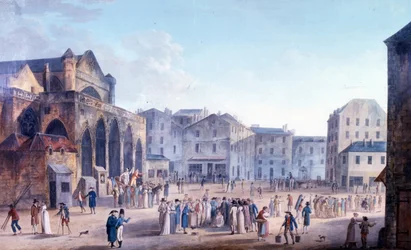 Straatscène in St Germain, Parijs