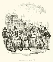 Illustratie voor Valentine Vox (gravure)