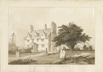Forton Hall: wassing tekening, nd [?1838]