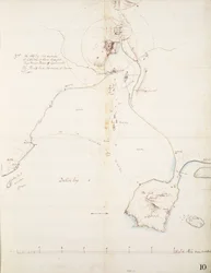 Een ruwe schets van Dublin Bay
