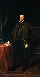 Een historisch portret van Thomas, 7e Graaf van Northumberland