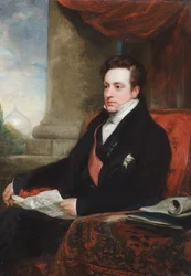 Portret van Percy Clinton Smythe, 6e burggraaf Strangford