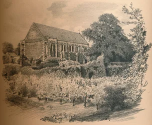 De hal, Eltham Palace, 1902