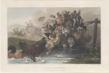Een reis naar Scarborough, uit Poetische schetsen van Scarborough, 1813