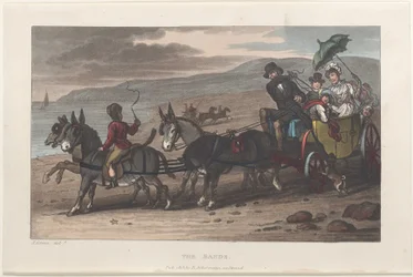 De zandstranden, uit Poetische schetsen van Scarborough, 1813