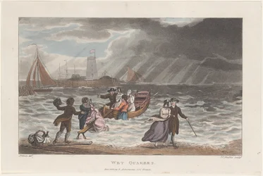 Nat Quakers, uit Poetische Schetsen van Scarborough (1813)