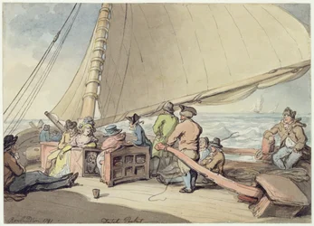 Een Nederlandse Packet in een Oplopende Bries