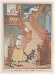 Een Ouderwetse Tante die Brand Ruikt, [1 mei 1806], heruitgegeven 1 mei 1812
