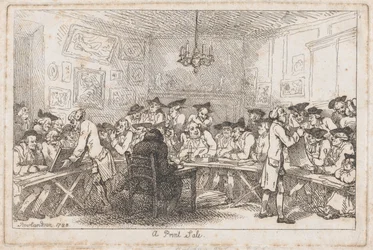 Een Prentverkoop--Een Nachtveiling