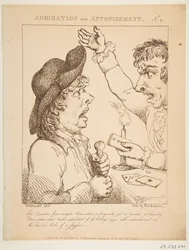 Bewondering met Verbazing Le Brun Travested, of Karikaturen van de Passies
